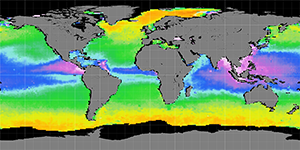 Sea surface density, June 2012