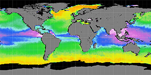 Sea surface density, June 2014