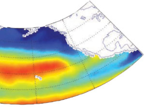 Comparison of historical and simulated sea surface salinity