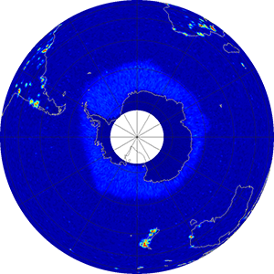 Global radiometer percent rfi, September 2011