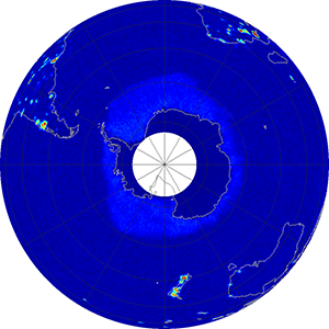 Global radiometer percent rfi, November 2011