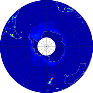 Global radiometer percent rfi, December 2011