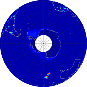 Global radiometer percent rfi, March 2012