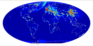 Global radiometer percent rfi, May 2012
