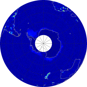 Global radiometer percent rfi, February 2013