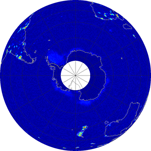 Global radiometer percent rfi, February 2013