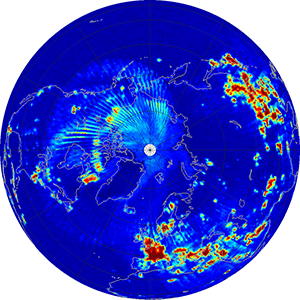 Global radiometer percent rfi, May 2013