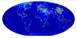 Global radiometer percent rfi, June 2013