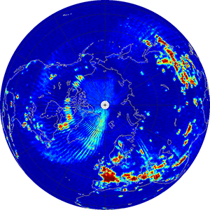 Global radiometer percent rfi, September 2013