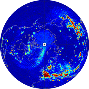 Global radiometer percent rfi, November 2013