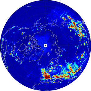 Global radiometer percent rfi, September 2014