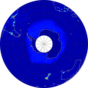 Global radiometer percent rfi, October 2014