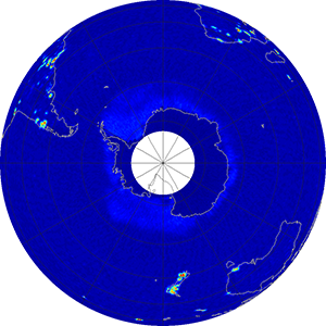 Global radiometer percent rfi, December 2014