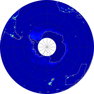 Global radiometer percent rfi, January 2015