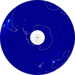 Global scatterometer percent rfi, March 2014