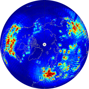 Global scatterometer percent rfi, May 2014