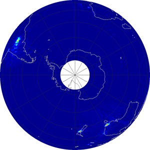 Global scatterometer percent rfi, March 2015