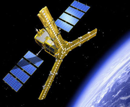 Artist impression of the SMOS satellite